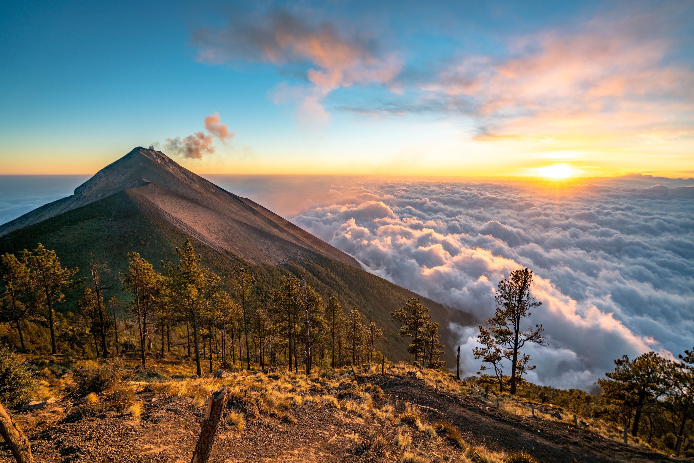 Tour de un día a Acatenango Guatemala
